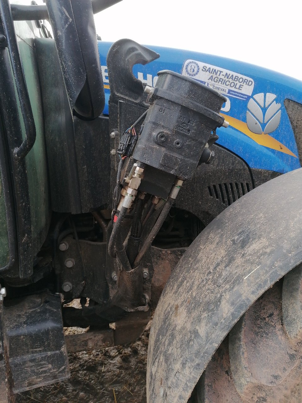 Traktor des Typs New Holland T5,95, Gebrauchtmaschine in Saint-Nabord (Bild 10)