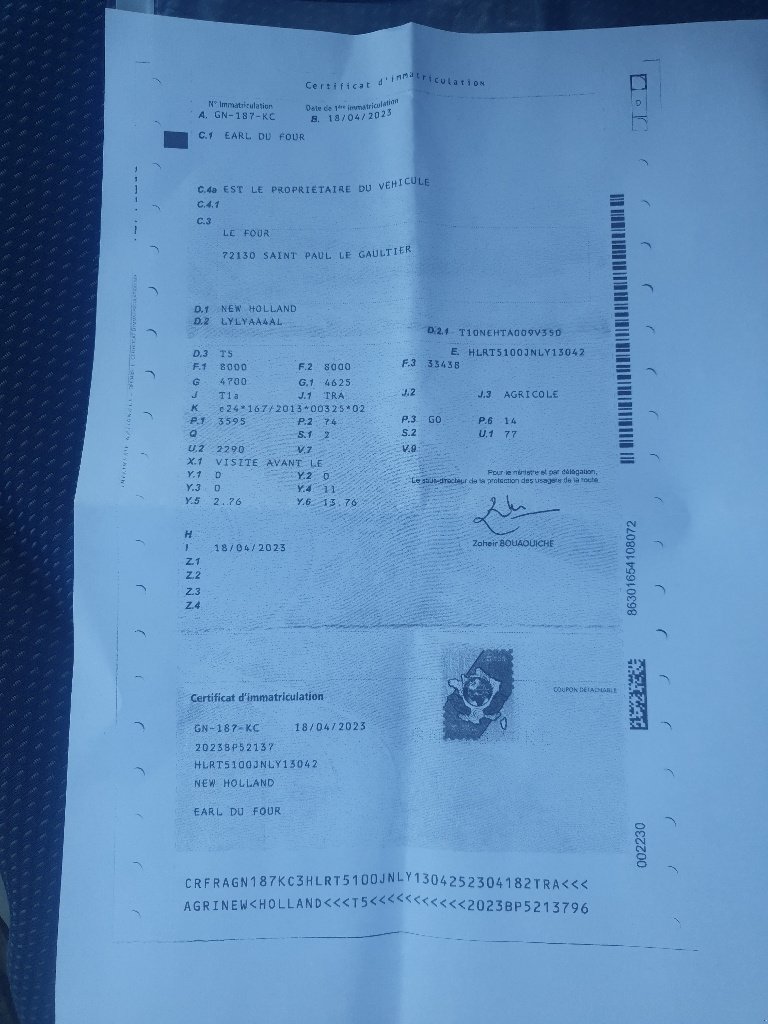 Traktor van het type New Holland T5.100 EC, Gebrauchtmaschine in VILLAINES LA JUHEL (Foto 11)