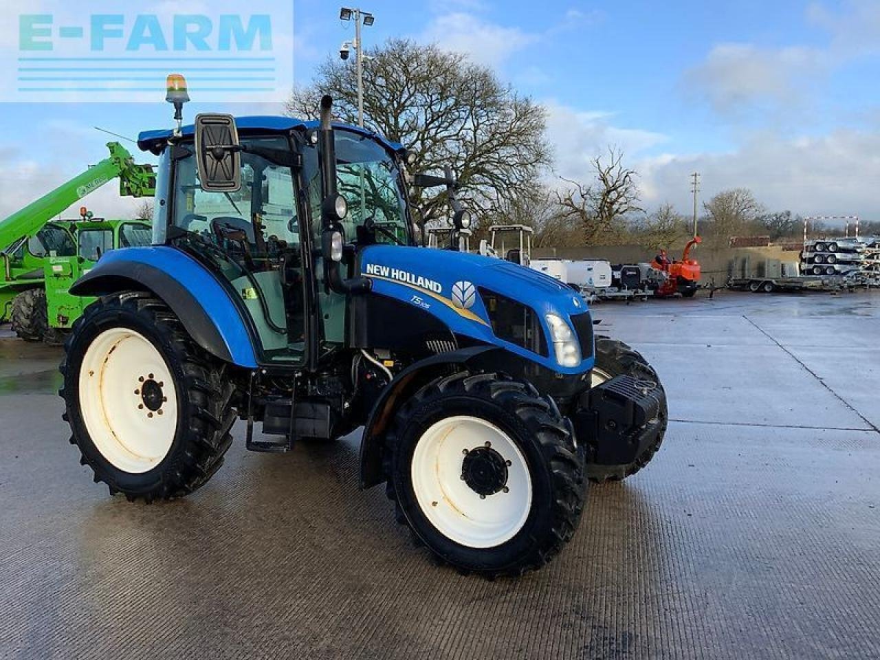 Traktor Türe ait New Holland t5.105 super steer tractor (st25689), Gebrauchtmaschine içinde SHAFTESBURY (resim 2)
