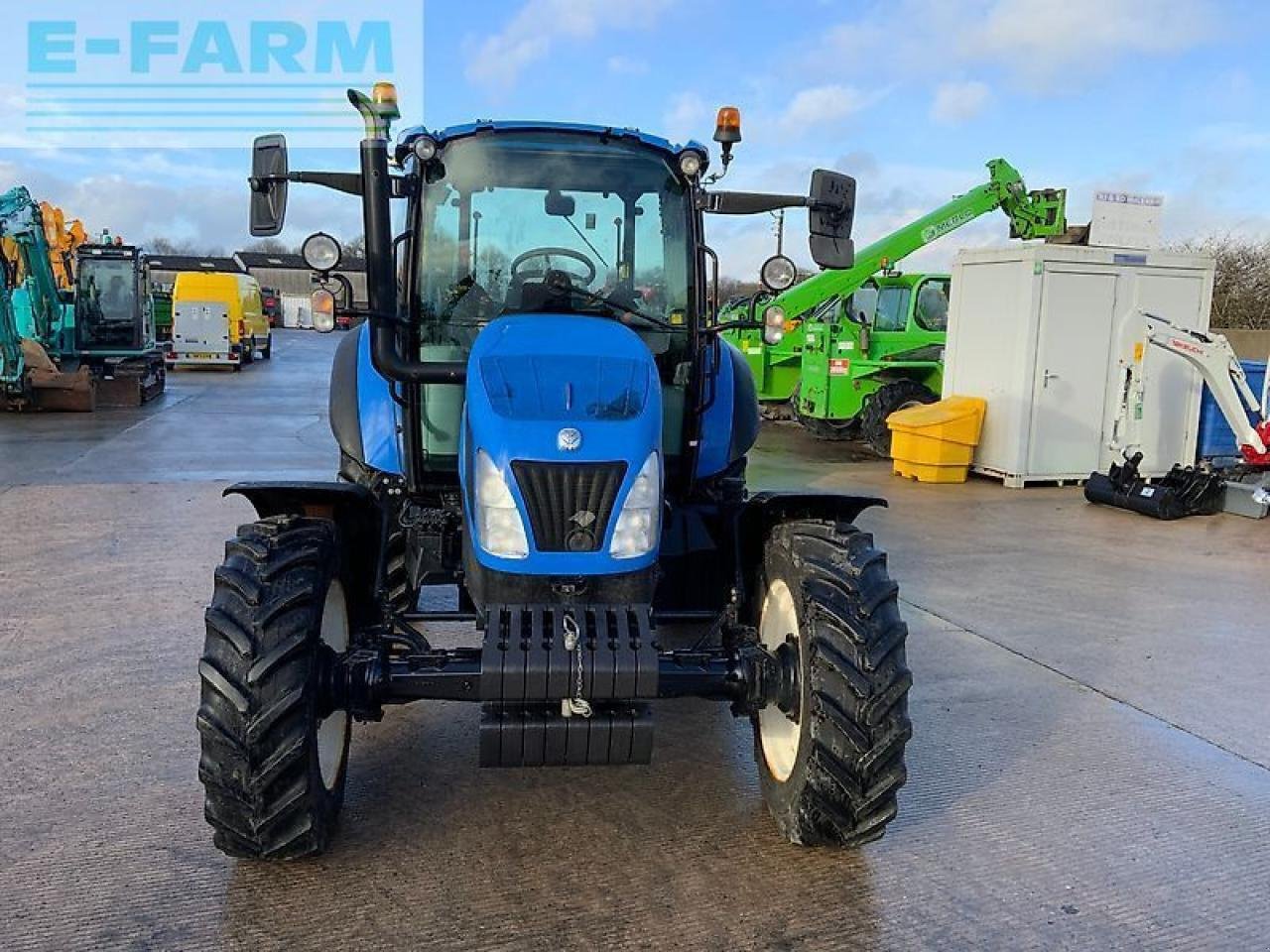 Traktor Türe ait New Holland t5.105 super steer tractor (st25689), Gebrauchtmaschine içinde SHAFTESBURY (resim 3)