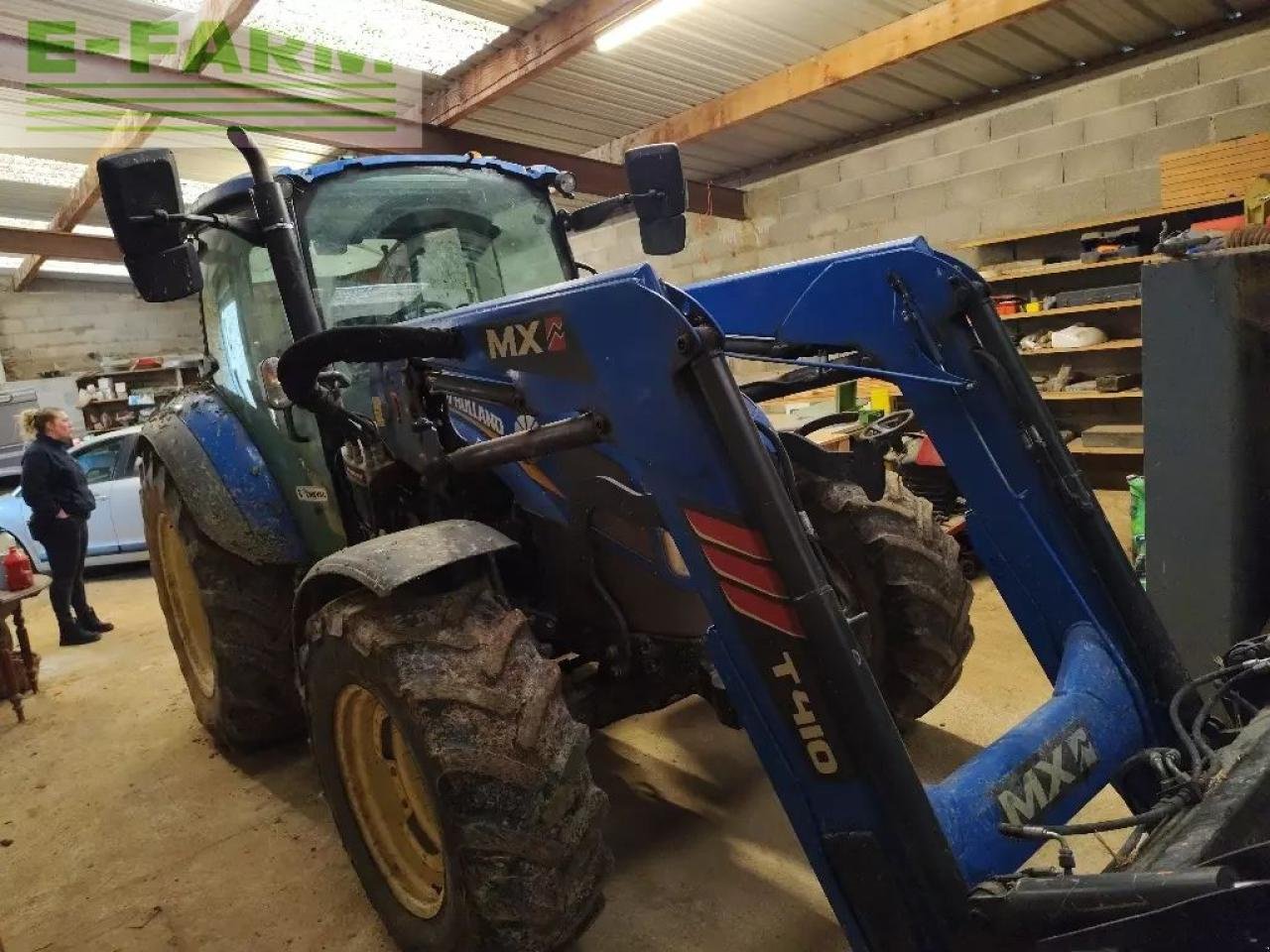 Traktor Türe ait New Holland t5.105, Gebrauchtmaschine içinde CHAUVONCOURT (resim 1)