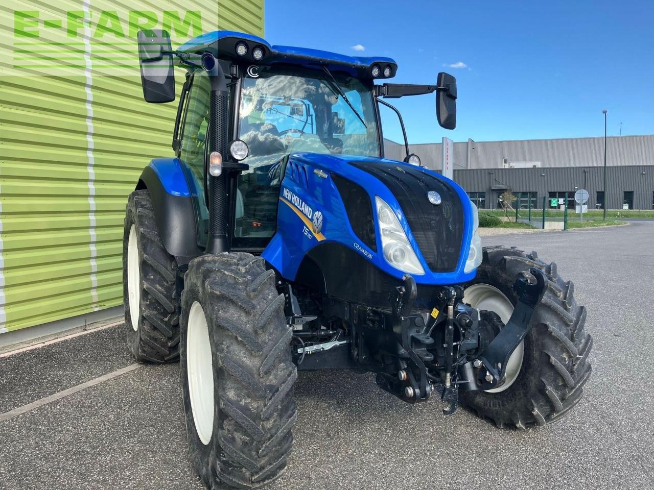 Traktor Türe ait New Holland t5.110, Gebrauchtmaschine içinde AILLAS (33 - GIRONDE) (resim 6)