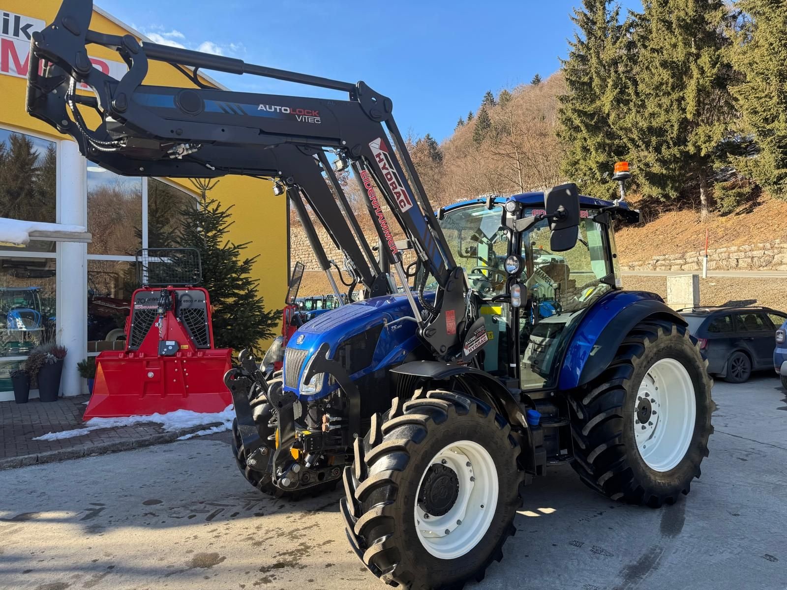 Traktor от тип New Holland T5.120, Vorführmaschine в Burgkirchen (Снимка 16)