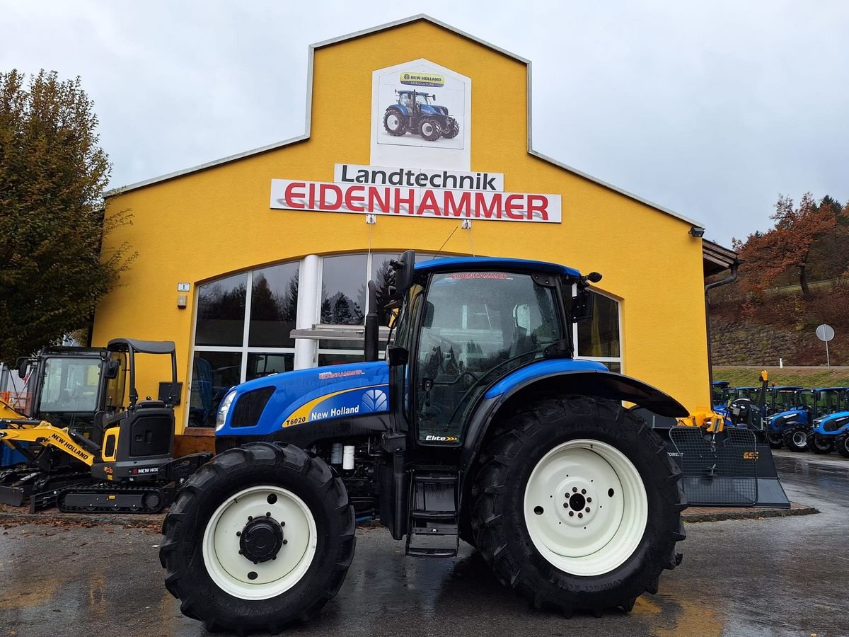Traktor tip New Holland T6020 Elite, Gebrauchtmaschine in Burgkirchen (Poză 3)