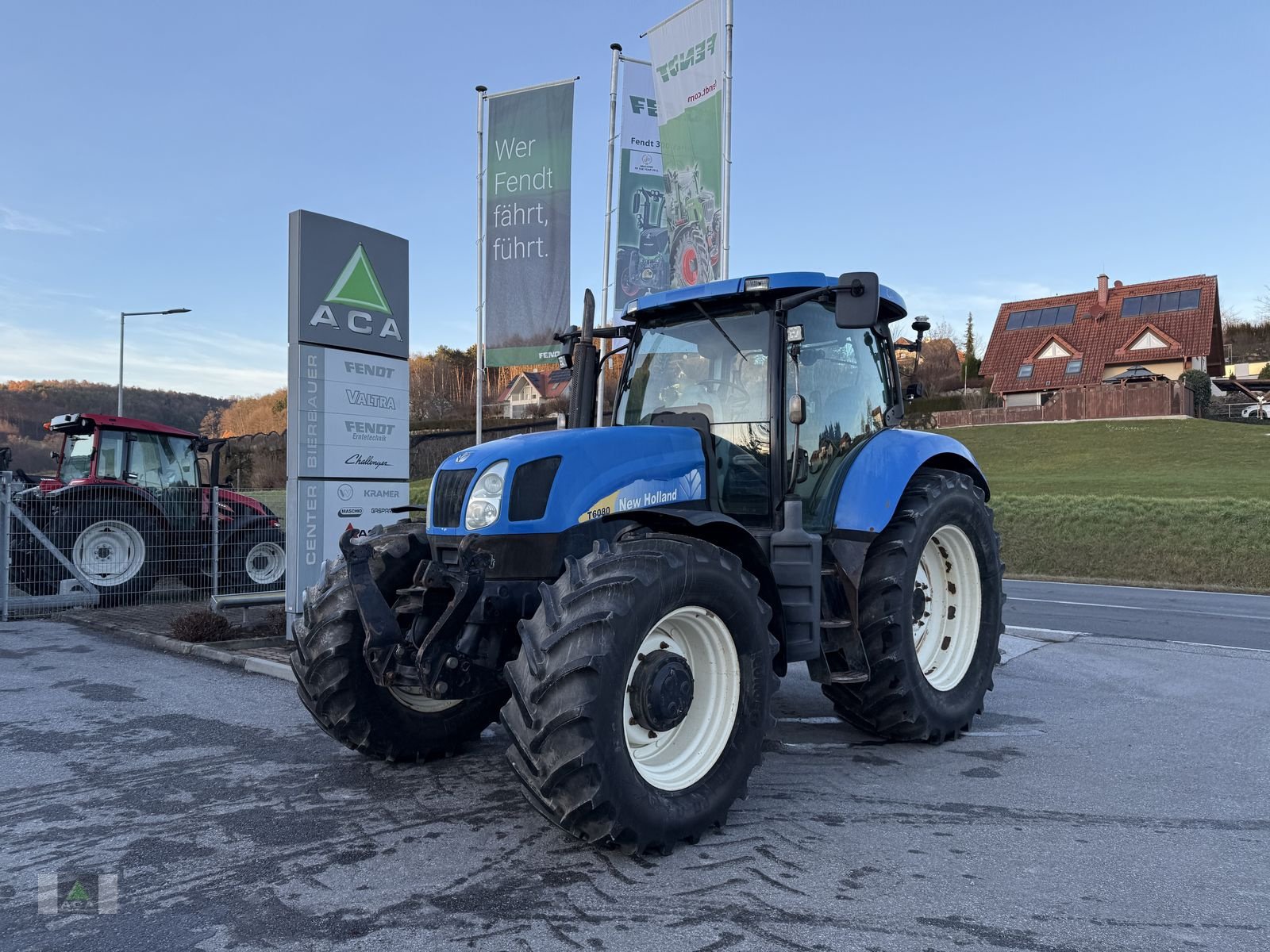 Traktor Türe ait New Holland T6080 Range & Power Command, Gebrauchtmaschine içinde Markt Hartmannsdorf (resim 1)