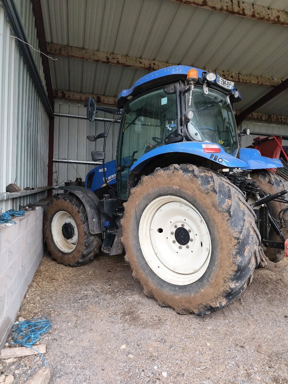 Traktor типа New Holland T6.120, Gebrauchtmaschine в Einvaux (Фотография 2)