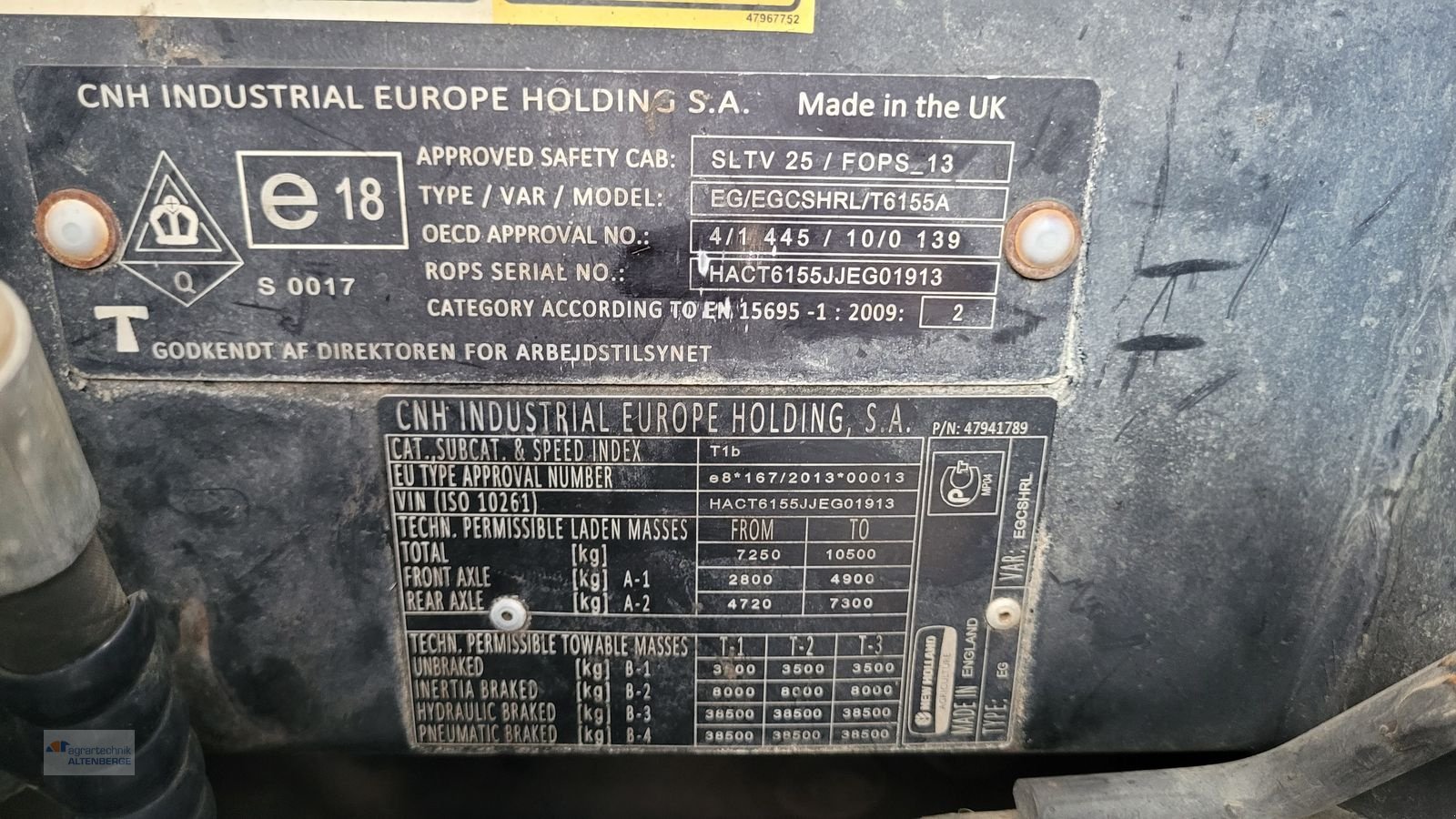 Traktor tipa New Holland T6.155 Auto Command SideWinder II, Gebrauchtmaschine u Altenberge (Slika 16)