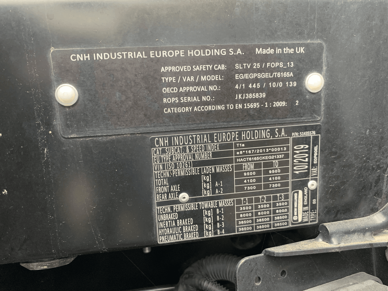 Traktor типа New Holland T6.165 AUTOCOMMAND T4B, Gebrauchtmaschine в CINTHEAUX (Фотография 7)