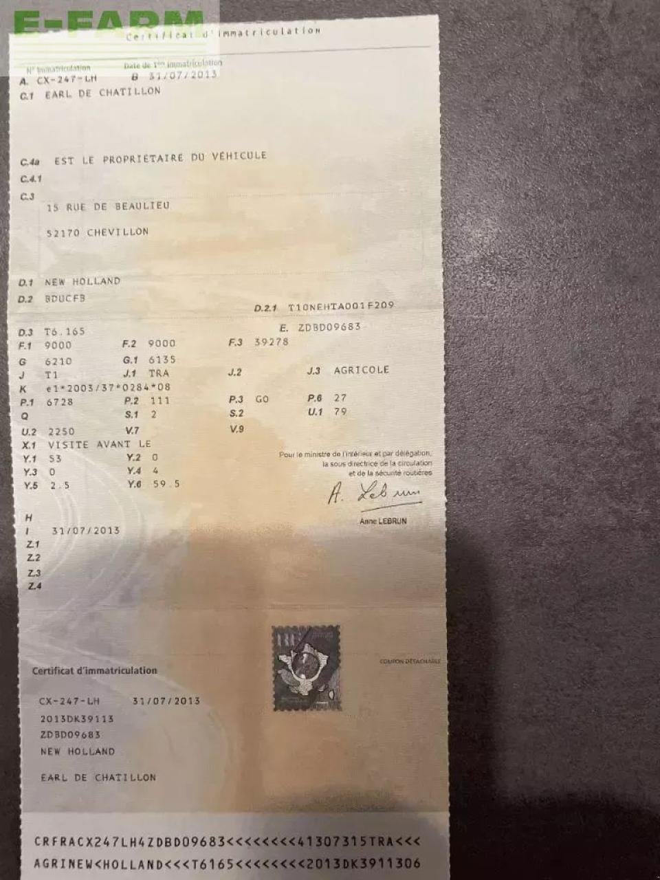 Traktor tip New Holland t6.165 ec, Gebrauchtmaschine in CHAUVONCOURT (Poză 4)