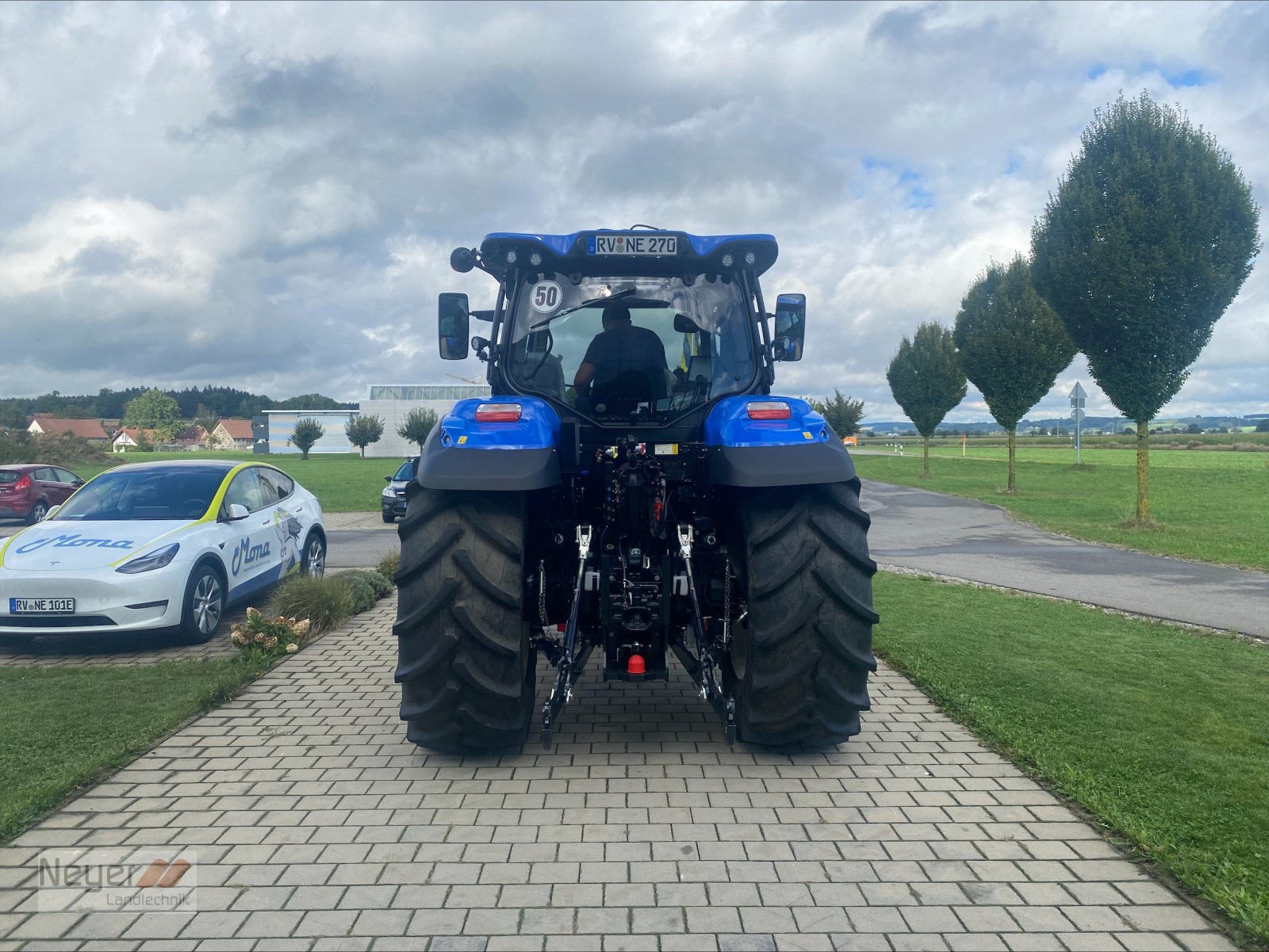 Traktor του τύπου New Holland T6.180 AC BaseTec, Neumaschine σε Bad Waldsee Mennisweiler (Φωτογραφία 5)