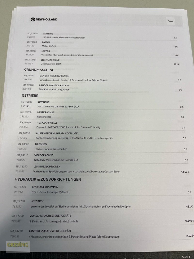 Traktor типа New Holland T6.180 AC, Gebrauchtmaschine в Ahaus (Фотография 24)