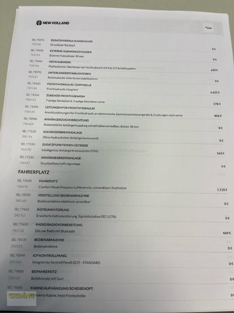 Traktor типа New Holland T6.180 AC, Gebrauchtmaschine в Ahaus (Фотография 25)