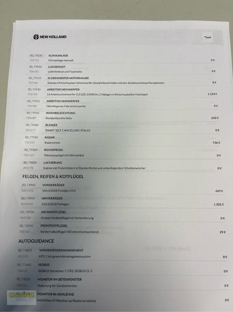 Traktor типа New Holland T6.180 AC, Gebrauchtmaschine в Ahaus (Фотография 26)