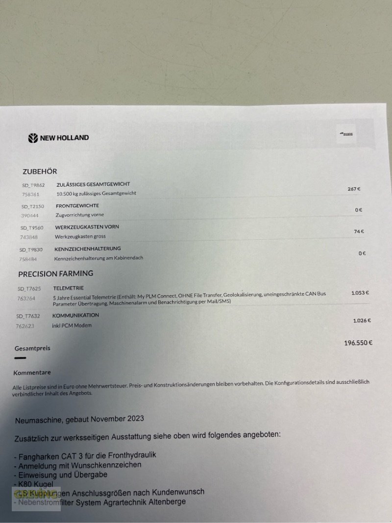 Traktor типа New Holland T6.180 AC, Gebrauchtmaschine в Ahaus (Фотография 27)