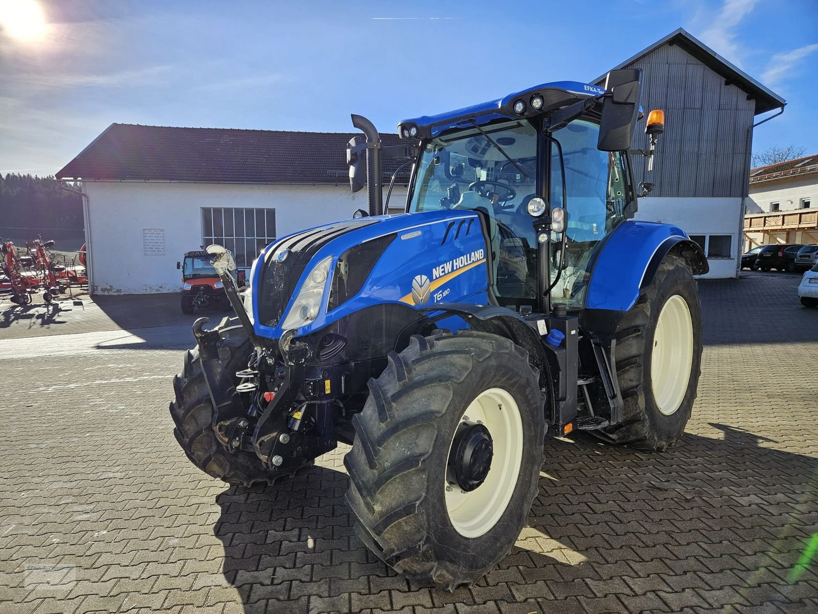 Traktor типа New Holland T6.180 Dynamic Command SideWinder II, Gebrauchtmaschine в Erlbach (Фотография 10)