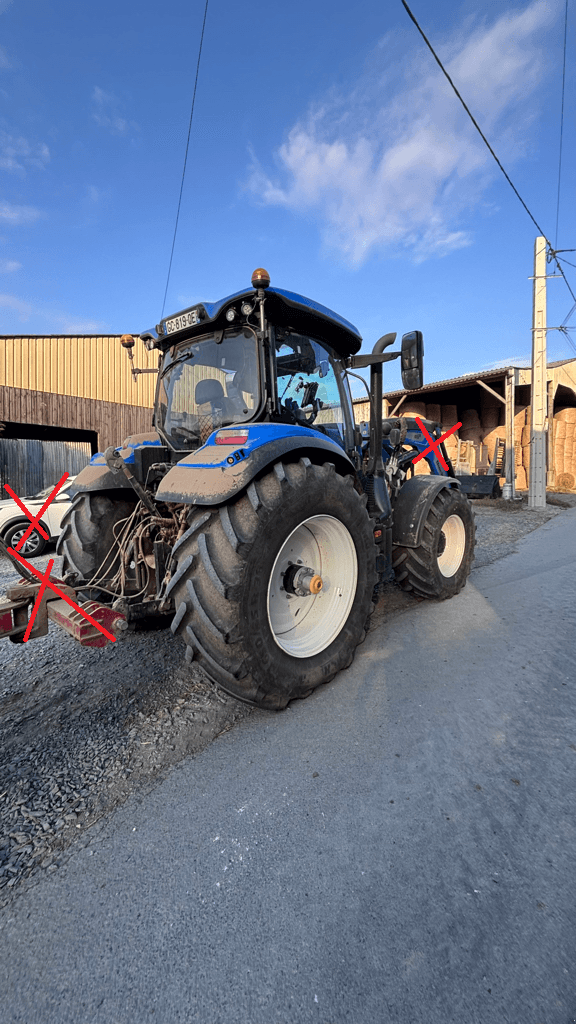 Traktor типа New Holland T6.180 DYNAMIC COMMAND, Gebrauchtmaschine в CONDE SUR VIRE (Фотография 2)