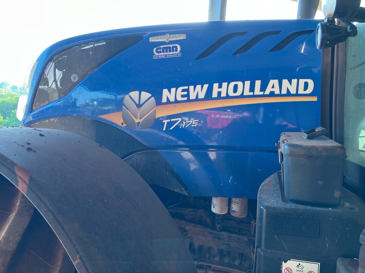 Traktor typu New Holland T7 175, Gebrauchtmaschine v MORLHON LE HAUT (Obrázek 5)