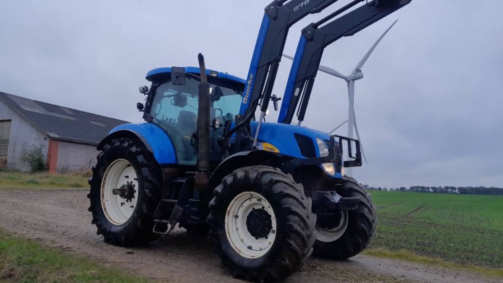 Traktor del tipo New Holland T7060 PC med ÅLØ Q 76 frontlæsser, Gebrauchtmaschine en Skive (Imagen 3)