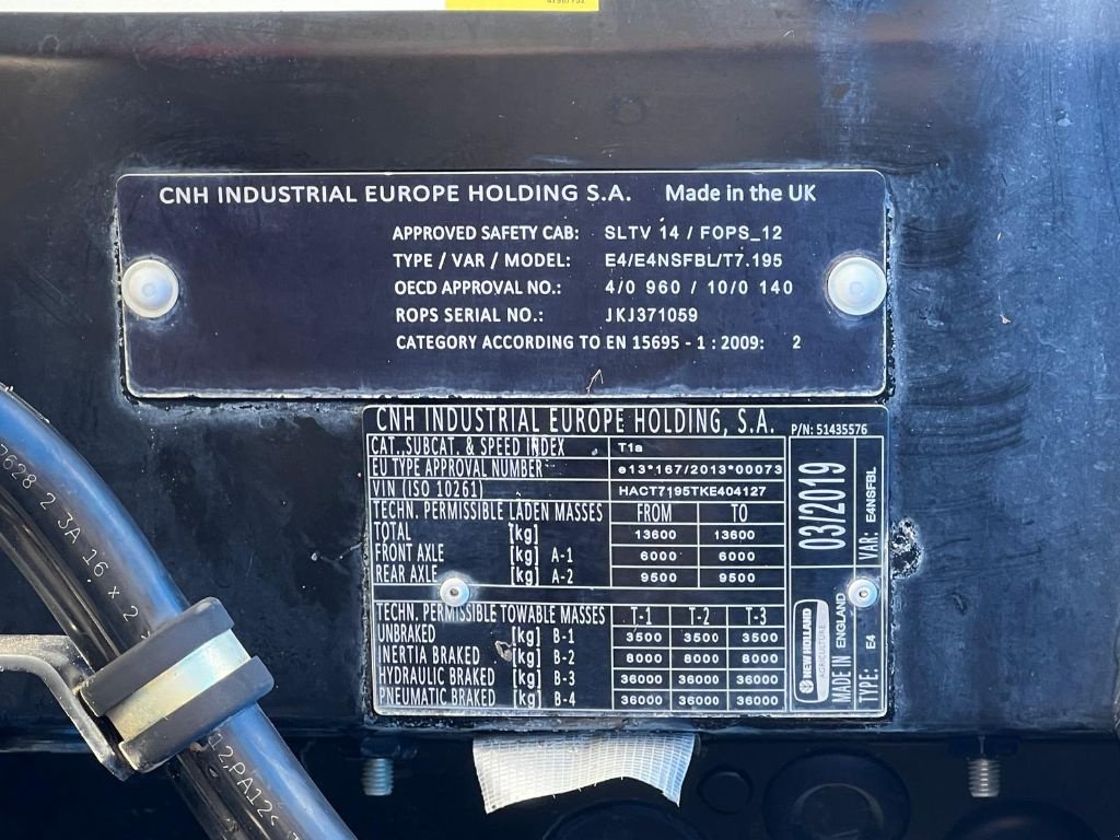 Traktor van het type New Holland T7.195, Gebrauchtmaschine in Noerdange (Foto 7)