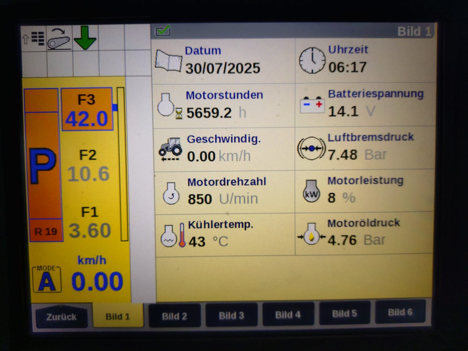 Traktor des Typs New Holland T7.200 AC Blue Power, Gebrauchtmaschine in Creglingen (Bild 11)
