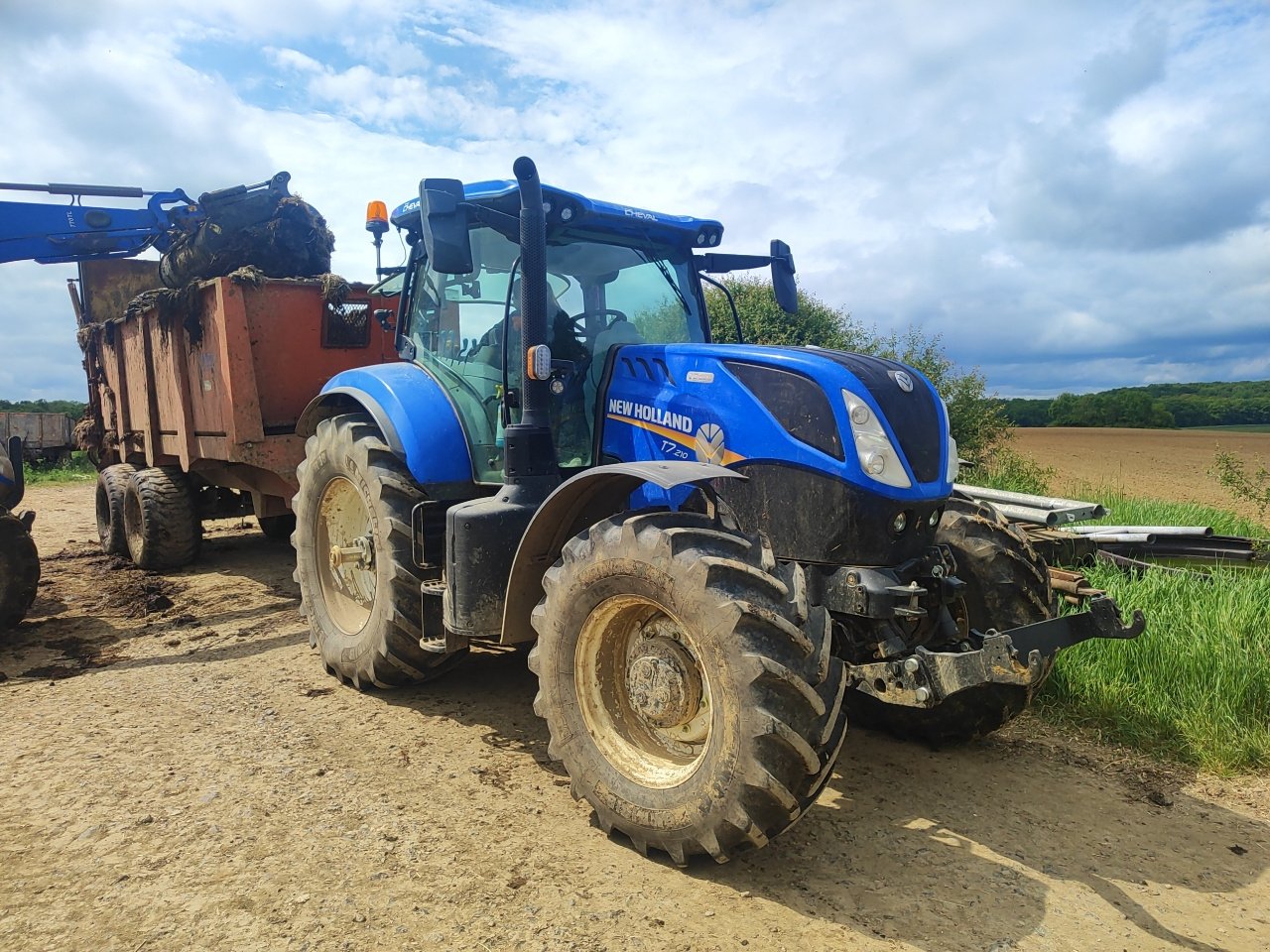 Traktor του τύπου New Holland T7.210 CLASSIC, Gebrauchtmaschine σε Eton (Φωτογραφία 1)