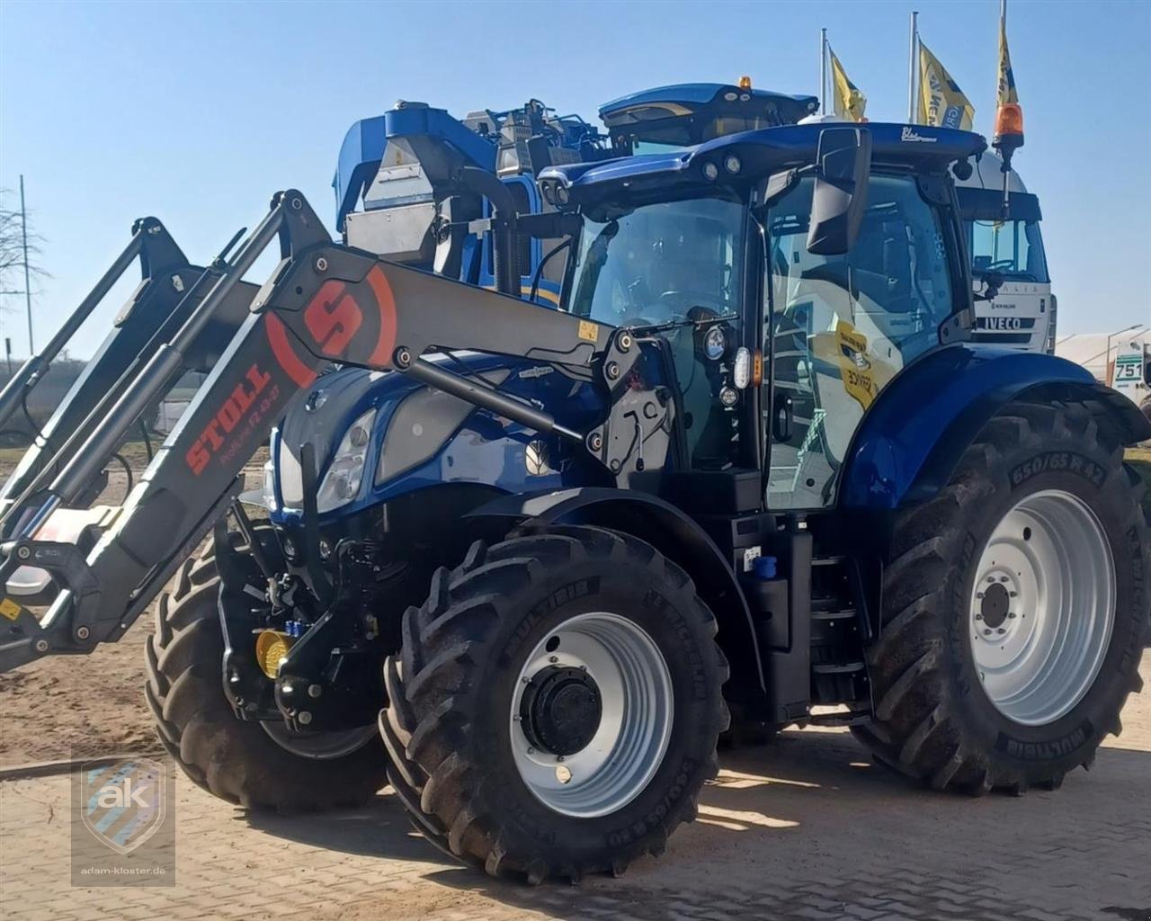 Traktor of the type New Holland T7.210AC, Gebrauchtmaschine in Mörstadt (Picture 3)