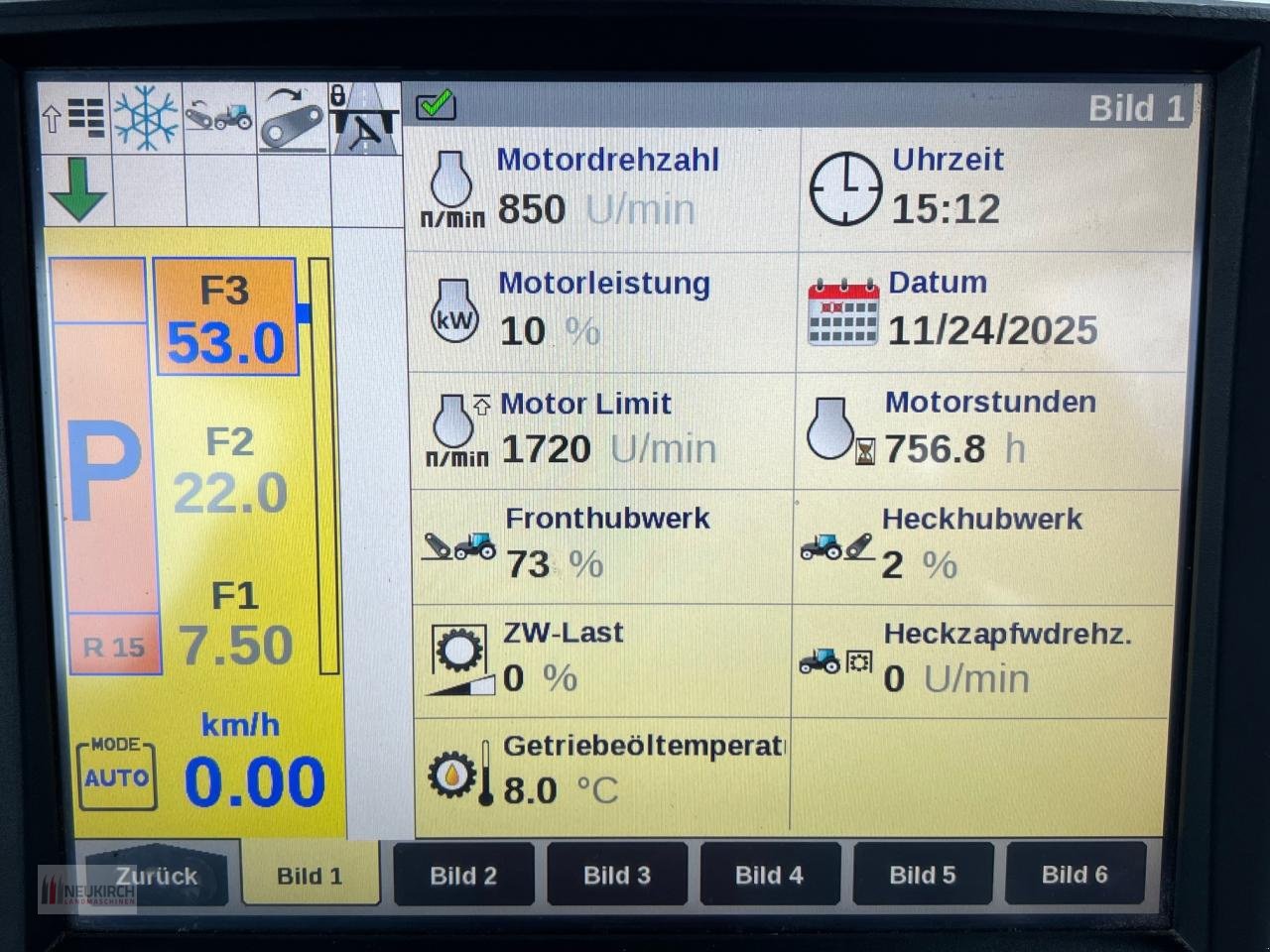 Traktor типа New Holland T7.225, Gebrauchtmaschine в Delbrück-Westenholz (Фотография 15)