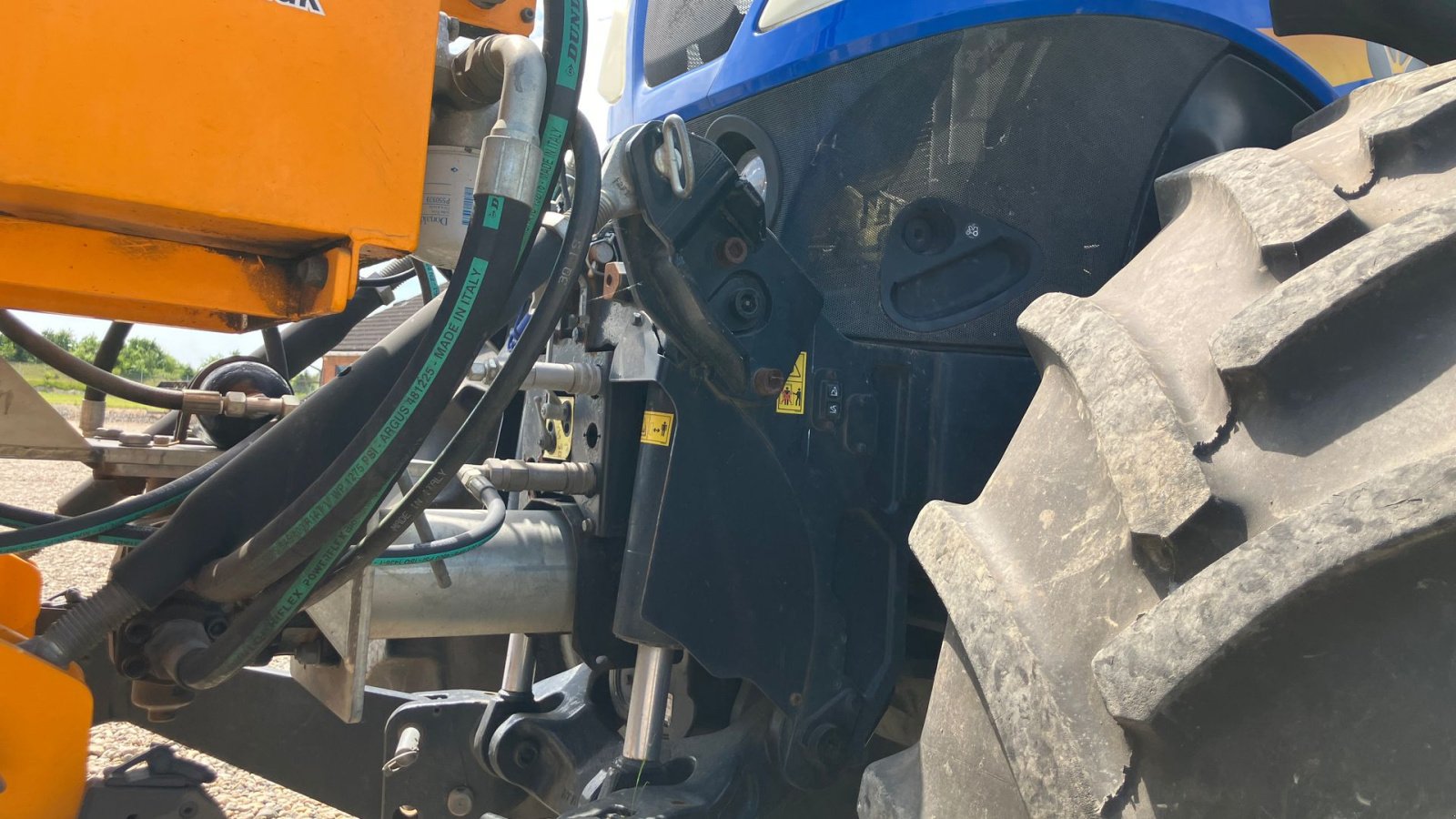 Traktor Türe ait New Holland T7.230 Autocommand med rabatklipperudstyr, Gebrauchtmaschine içinde Rødekro (resim 11)