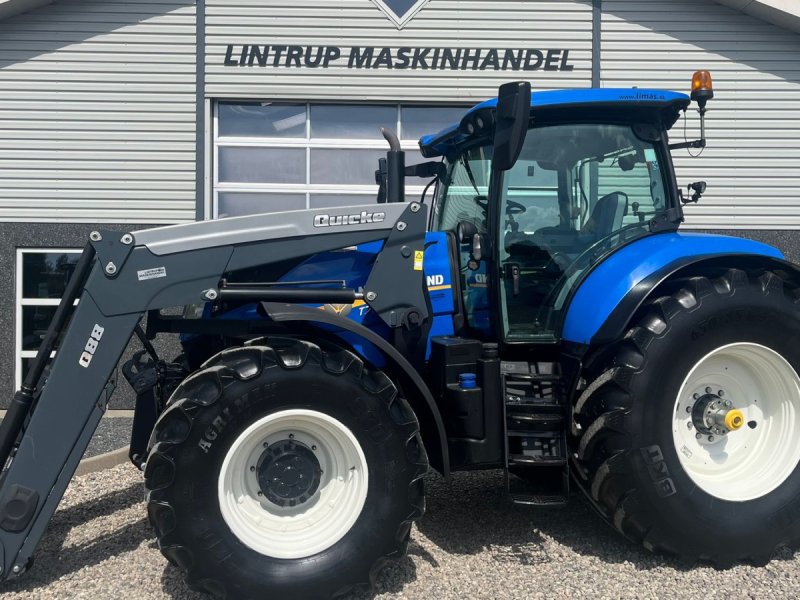 Traktor van het type New Holland T7.270 AC med frontlift og frontlæsser. Den kan også købes uden frontlæsser., Gebrauchtmaschine in Lintrup (Foto 1)