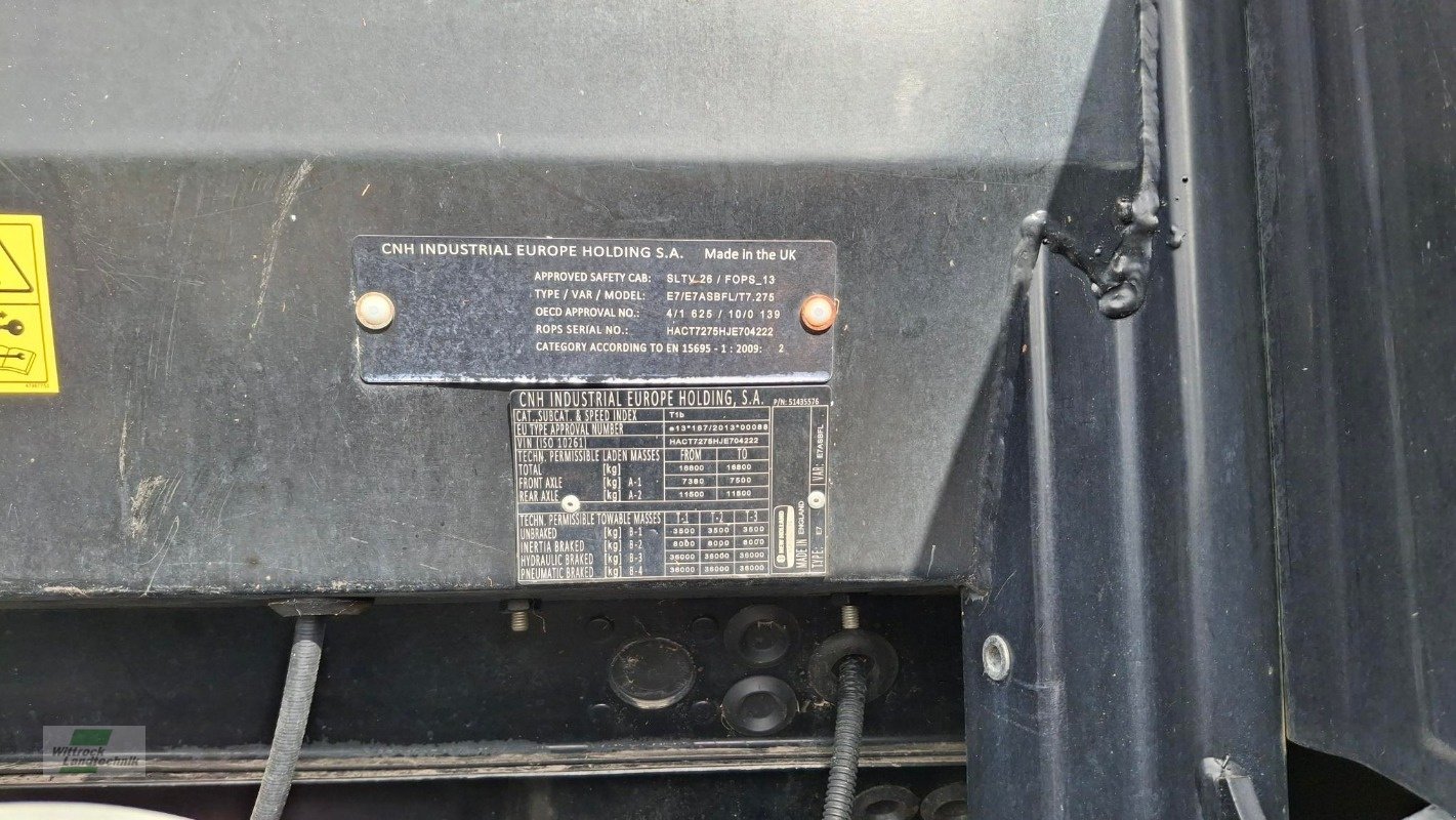 Traktor des Typs New Holland T7275 HD, Gebrauchtmaschine in Rhede / Brual (Bild 23)