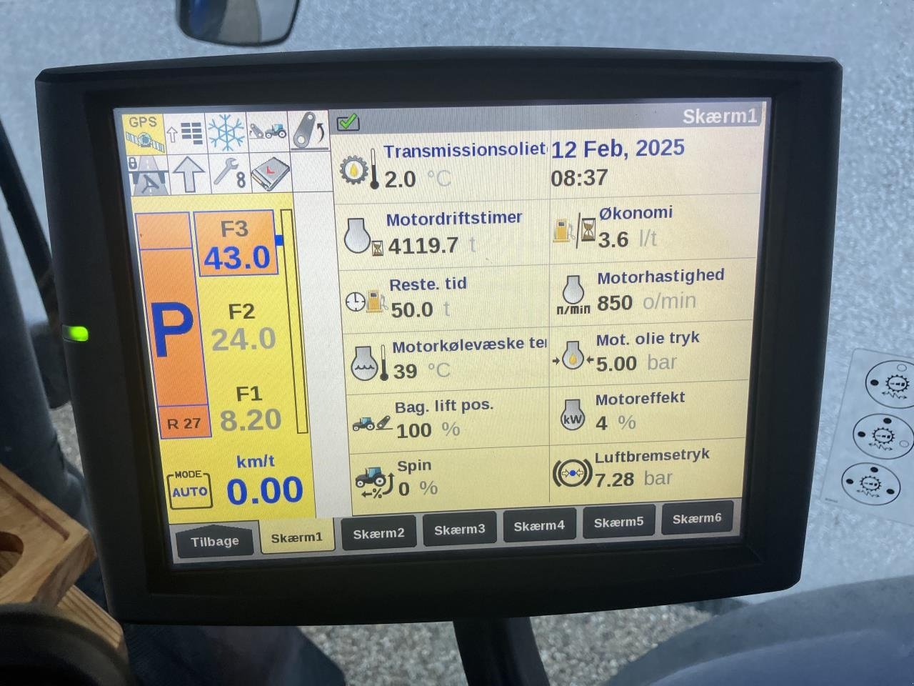 Traktor типа New Holland T7.315 AC BLUEPOWER, Gebrauchtmaschine в Grindsted (Фотография 7)