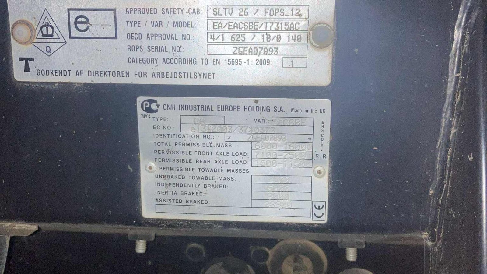 Traktor del tipo New Holland T7.315 Gård traktor som er på vej hjem., Gebrauchtmaschine en Lintrup (Imagen 5)