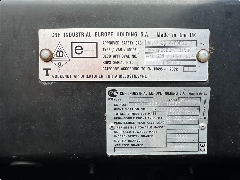 Traktor типа New Holland T7.315 HD BluePower, Gebrauchtmaschine в Gjerlev J. (Фотография 13)