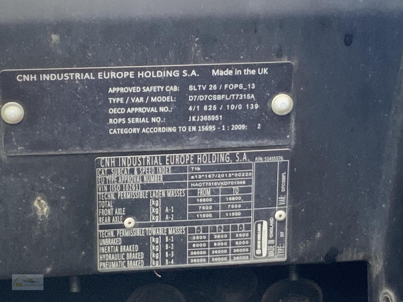 Traktor des Typs New Holland T7.315, Gebrauchtmaschine in Pfreimd (Bild 13)