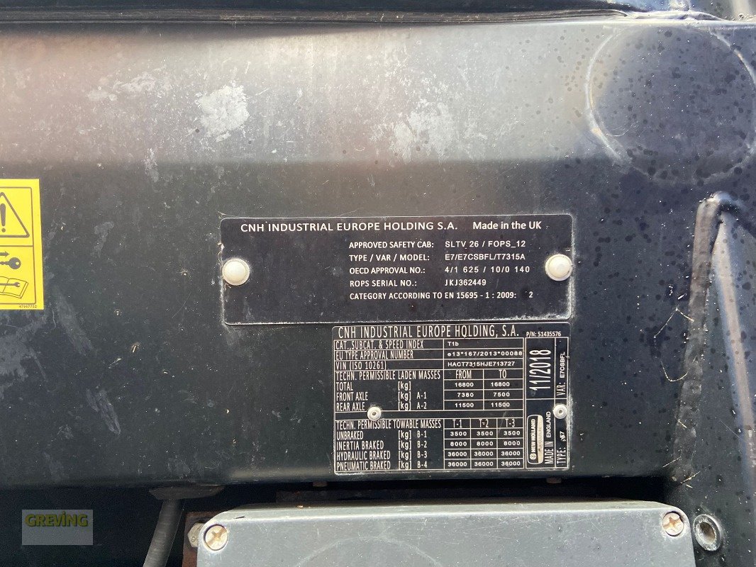 Traktor van het type New Holland T7.315, Neumaschine in Ahaus (Foto 16)