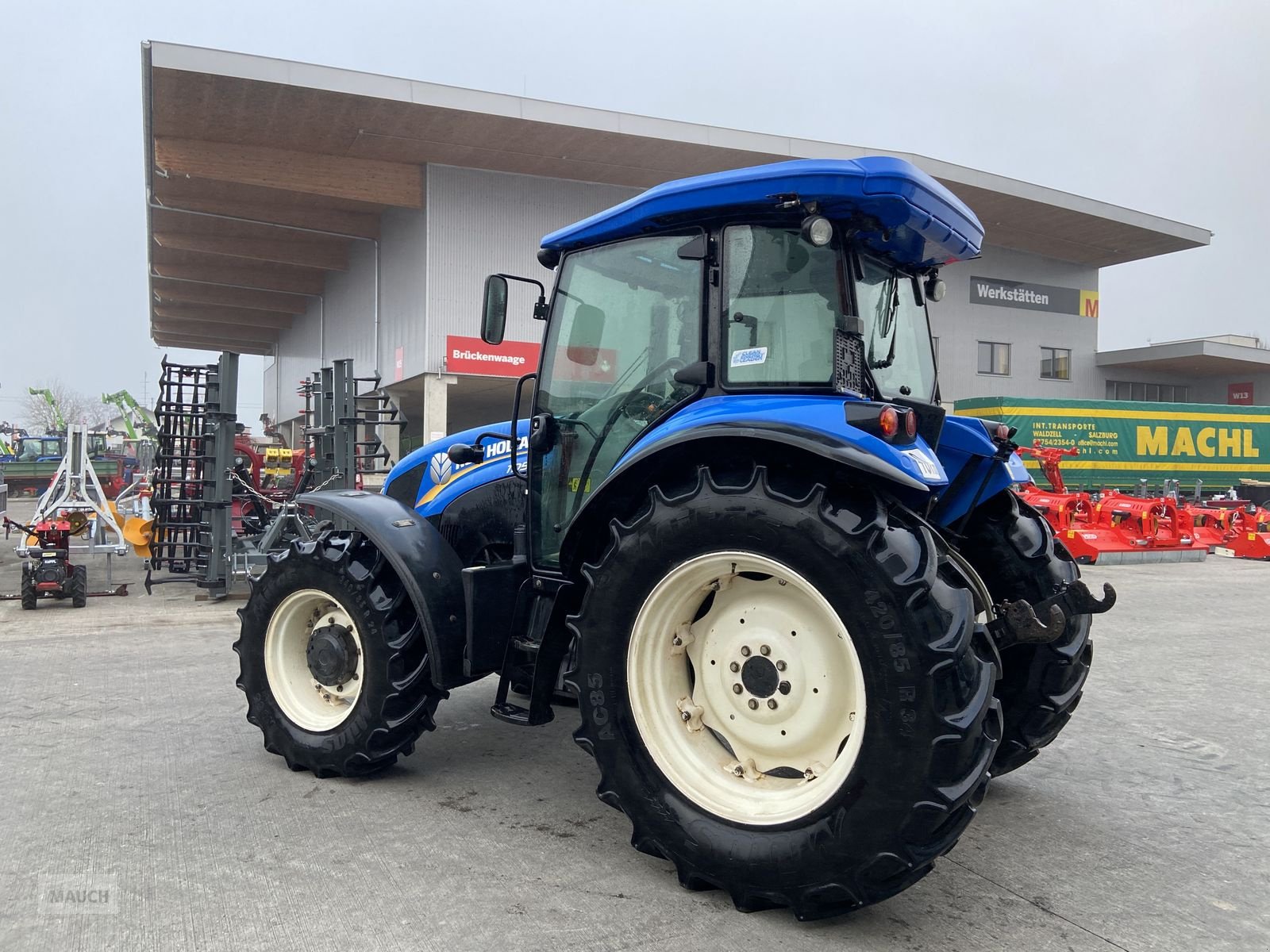 Traktor typu New Holland TD 5.85 + Druckluftbremsanlage, Gebrauchtmaschine v Burgkirchen (Obrázek 10)