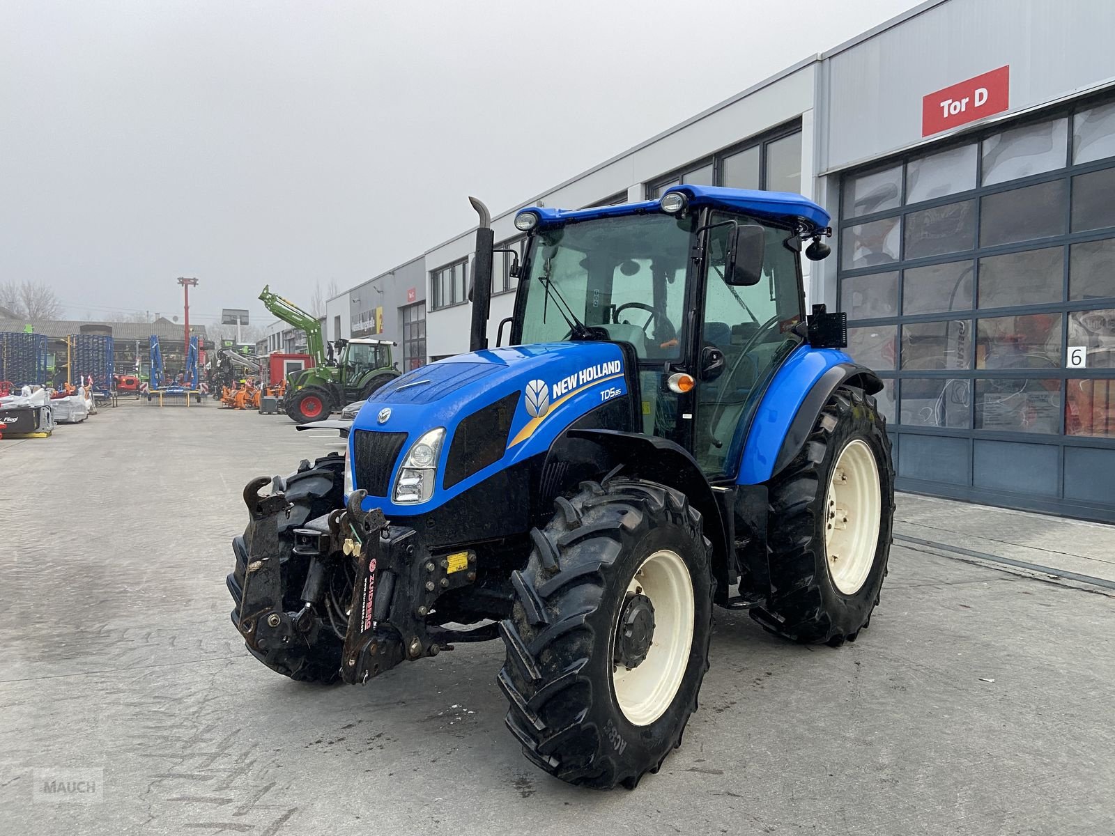 Traktor typu New Holland TD 5.85 + Druckluftbremsanlage, Gebrauchtmaschine v Burgkirchen (Obrázek 1)