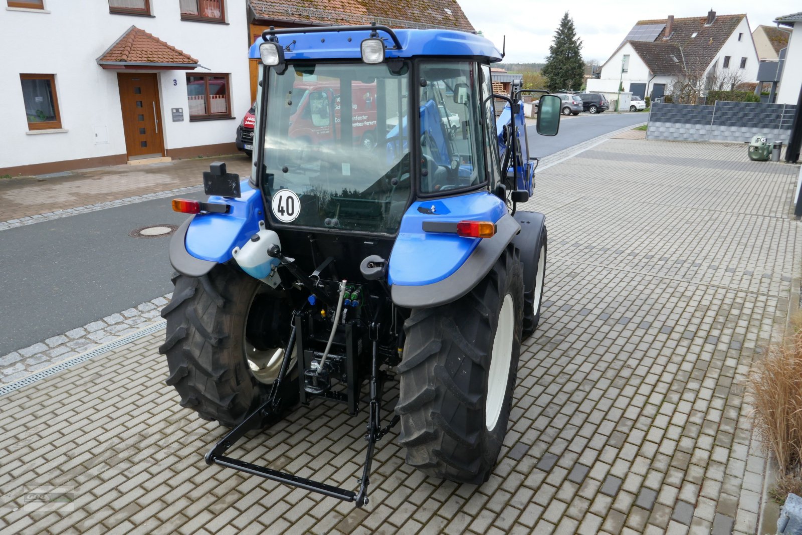 Traktor des Typs New Holland TD 70D Allr. Top! " Mit fabrikneuen Stoll Industriefrontlader", Gebrauchtmaschine in Langenzenn (Bild 9)