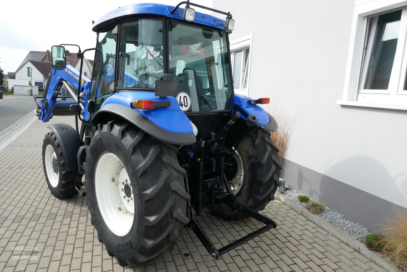 Traktor des Typs New Holland TD 70D Allr. Top! " Mit fabrikneuen Stoll Industriefrontlader", Gebrauchtmaschine in Langenzenn (Bild 4)