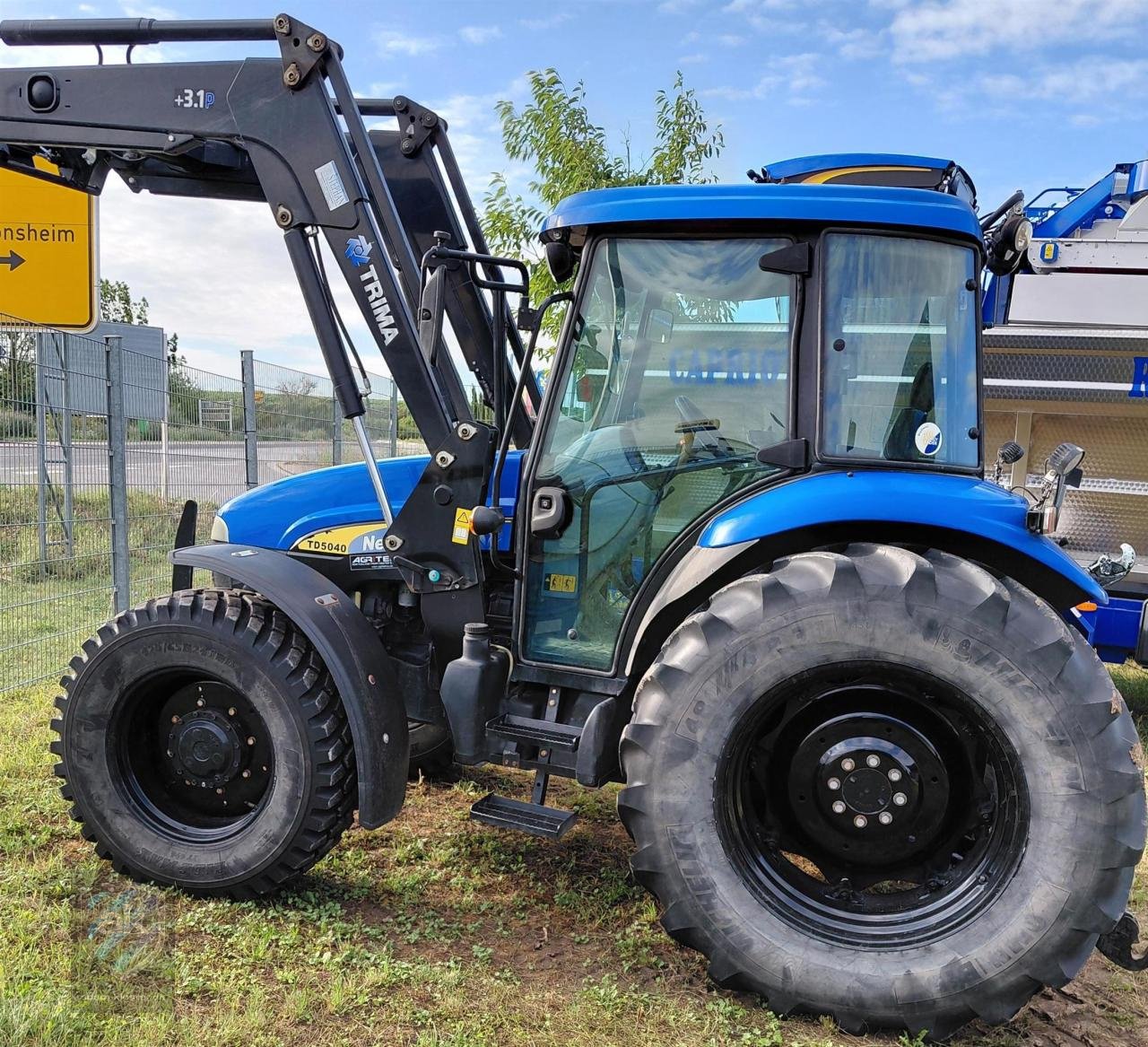 Traktor del tipo New Holland TD5040, Gebrauchtmaschine In Mörstadt (Immagine 4)