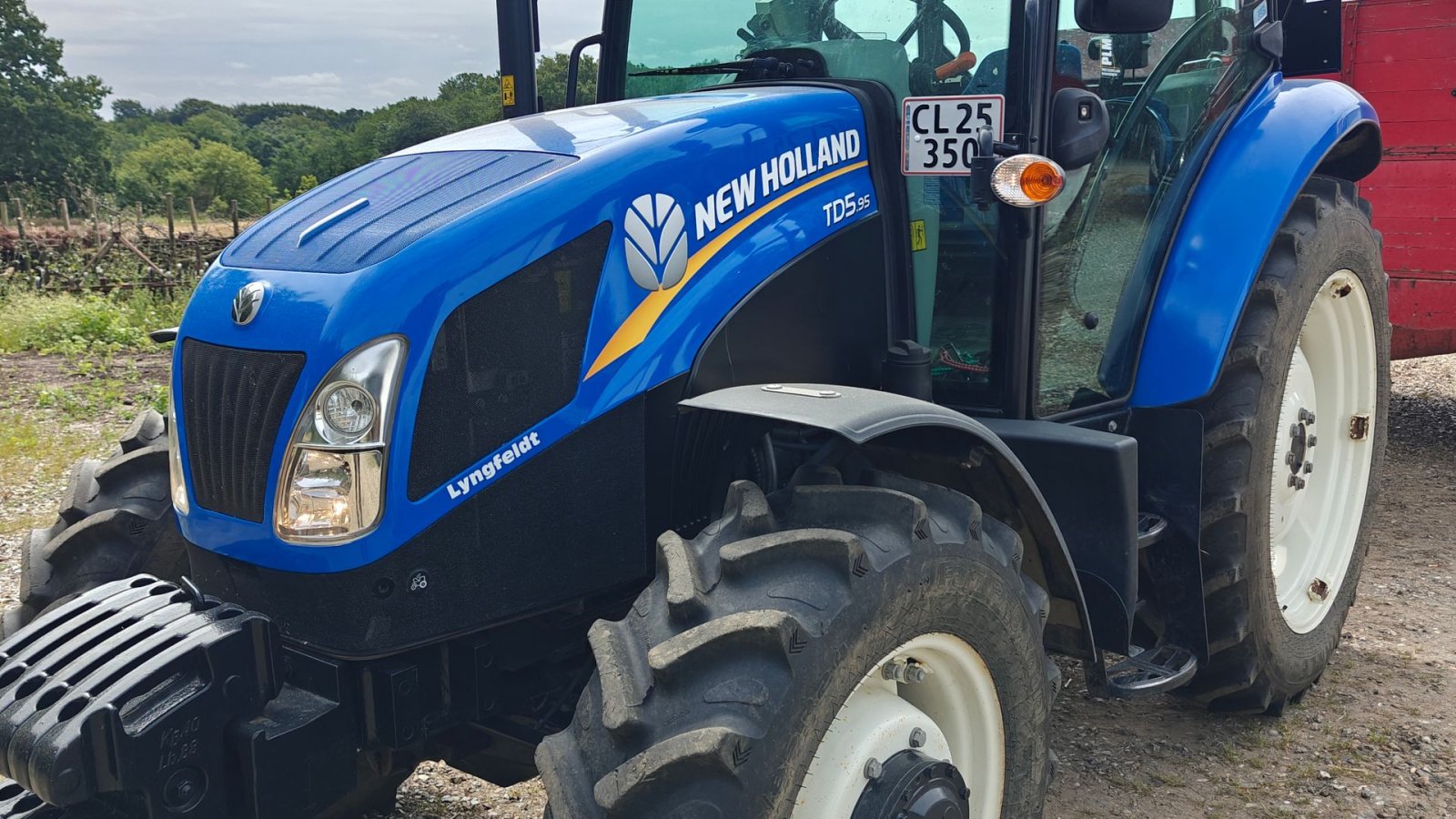 Traktor Türe ait New Holland TD5.95, Gebrauchtmaschine içinde Vejen (resim 1)