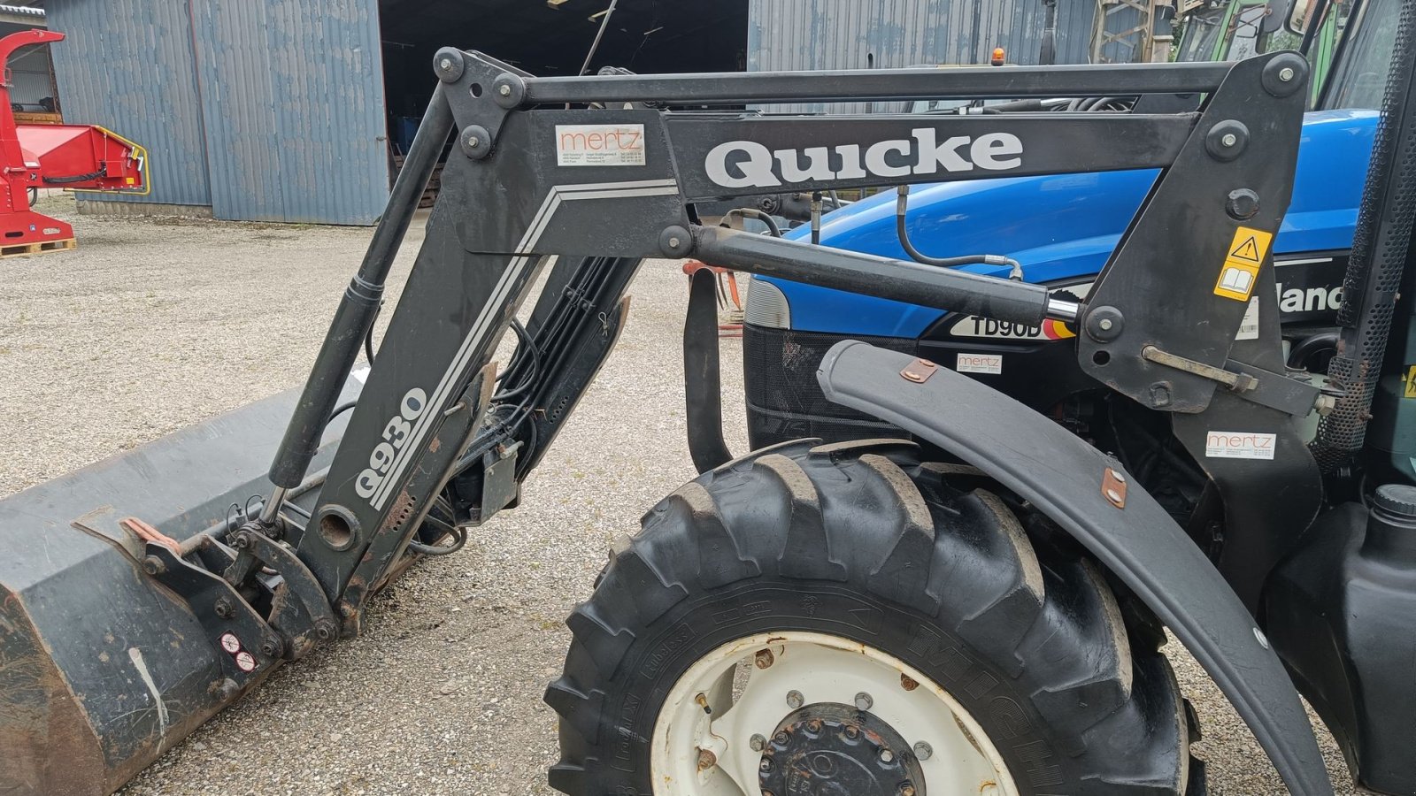 Traktor typu New Holland TD90D med frontlæsser (Eurobeslag), Gebrauchtmaschine v Egtved (Obrázek 5)