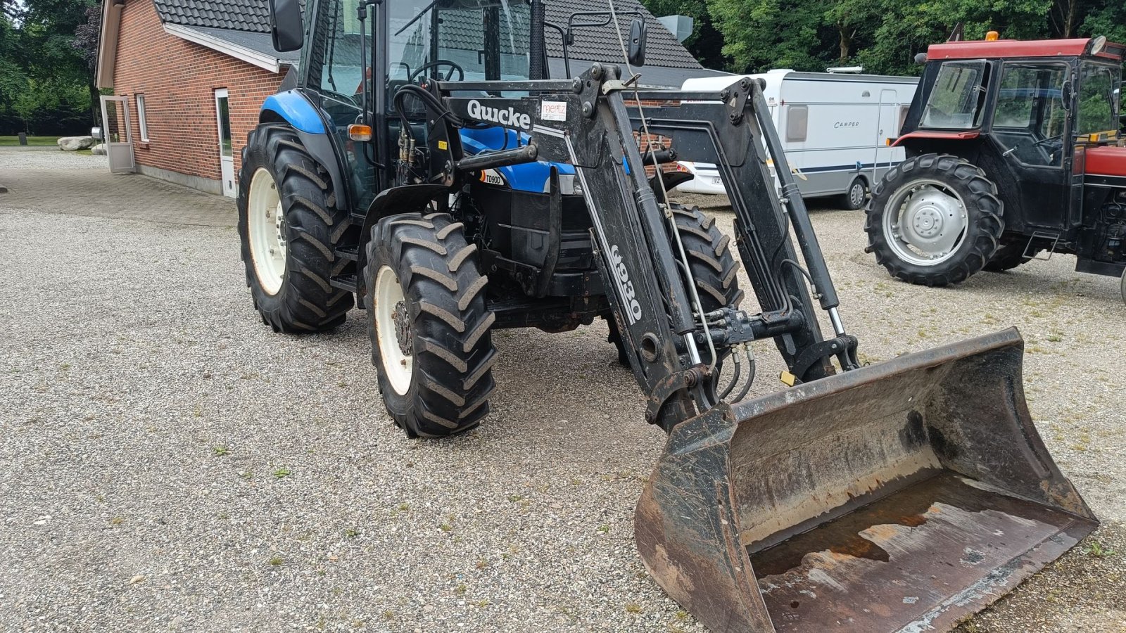 Traktor typu New Holland TD90D med frontlæsser (Eurobeslag), Gebrauchtmaschine v Egtved (Obrázek 9)