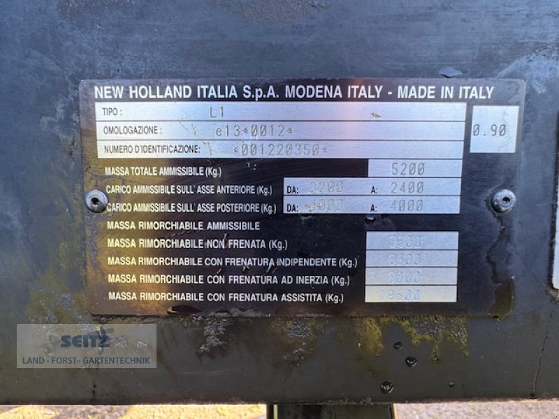 Traktor Türe ait New Holland TL 70, Gebrauchtmaschine içinde Lindenfels-Glattbach (resim 9)