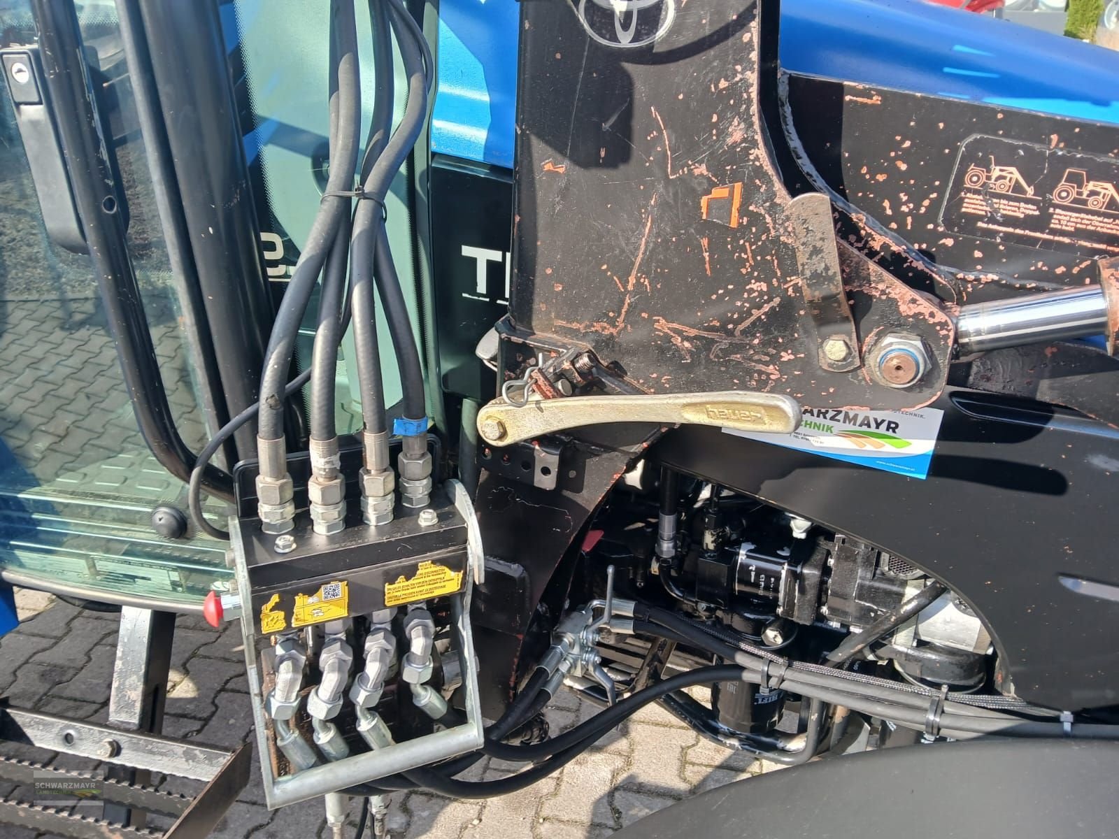 Traktor типа New Holland TL 90, Gebrauchtmaschine в Aurolzmünster (Фотография 11)