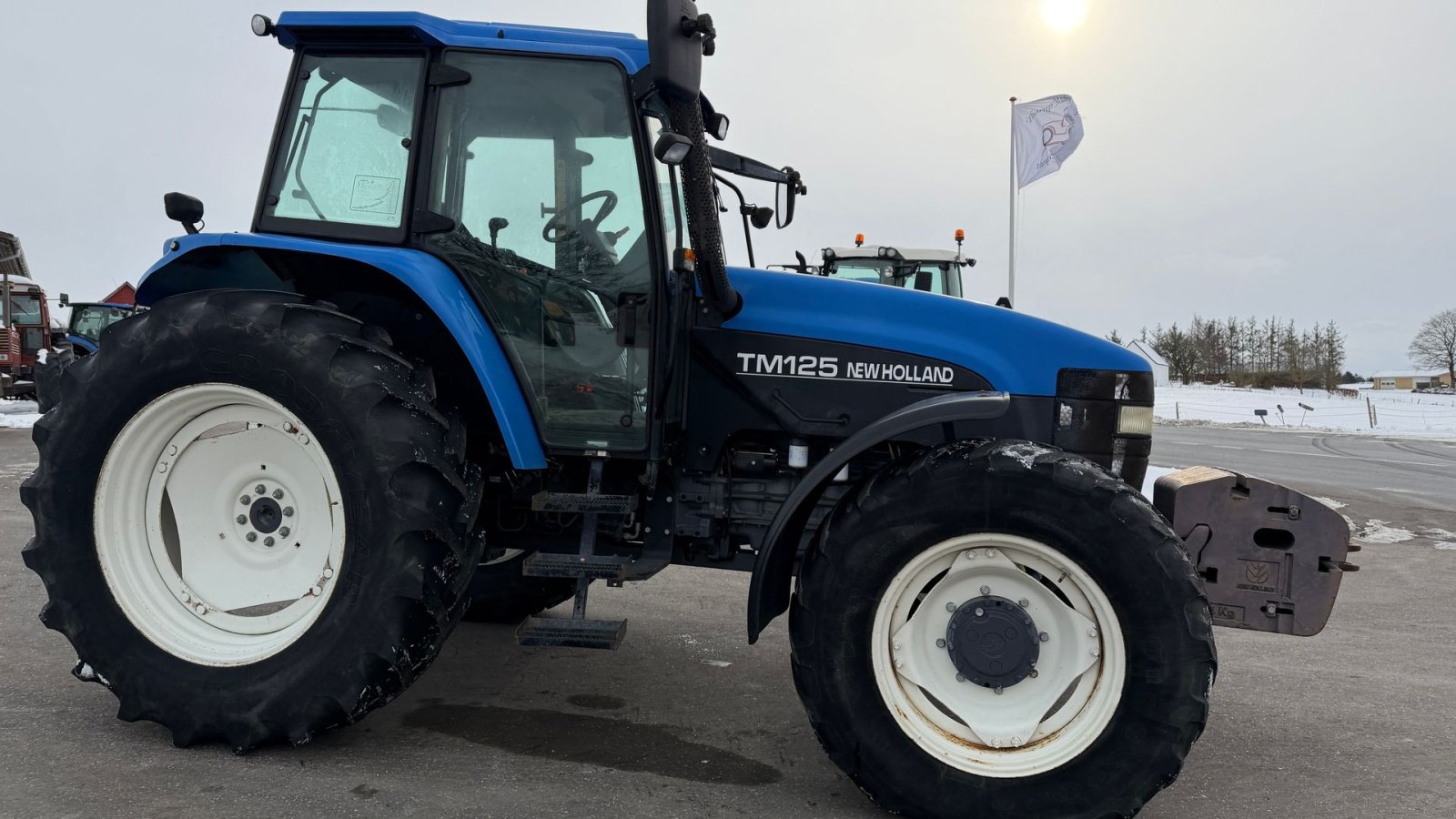 Traktor tipa New Holland TM 125 KUN 6500 TIMER!, Gebrauchtmaschine u Nørager (Slika 9)