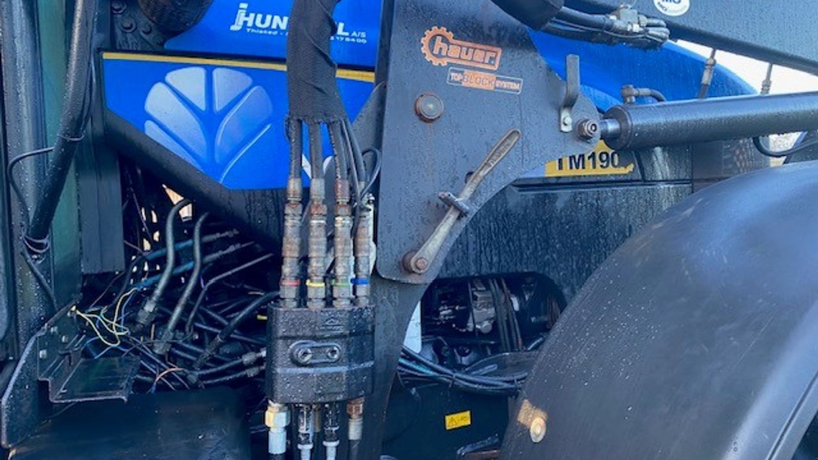 Traktor tip New Holland TM190 m/Hauer frontlæsser, Gebrauchtmaschine in Ringe (Poză 9)