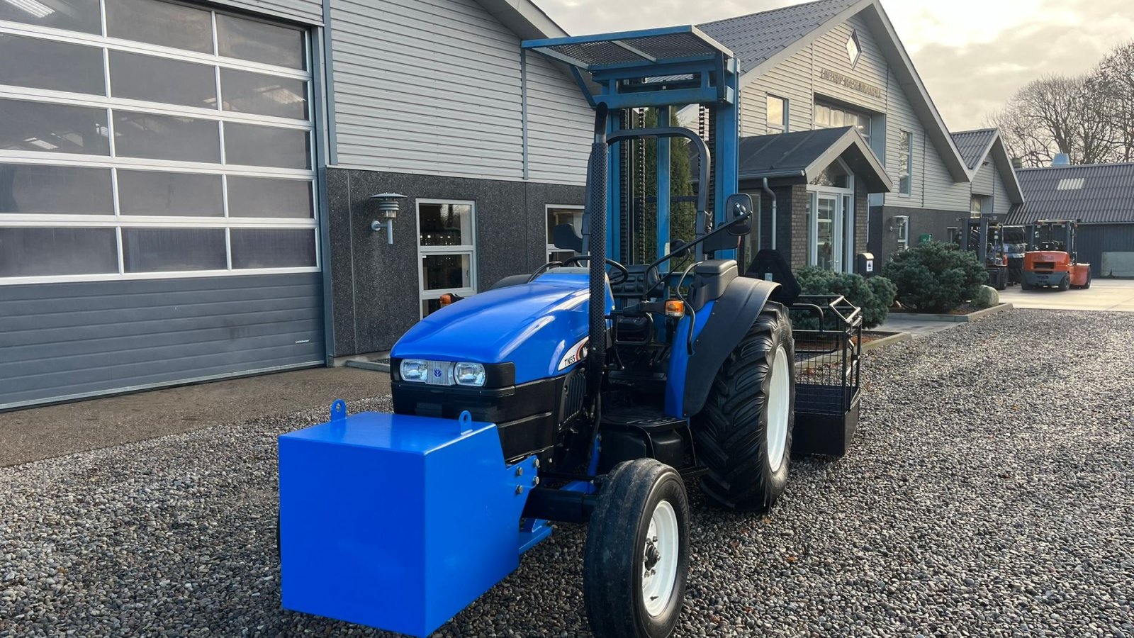 Traktor del tipo New Holland TN55D Med Byggelift, Gebrauchtmaschine en Lintrup (Imagen 9)