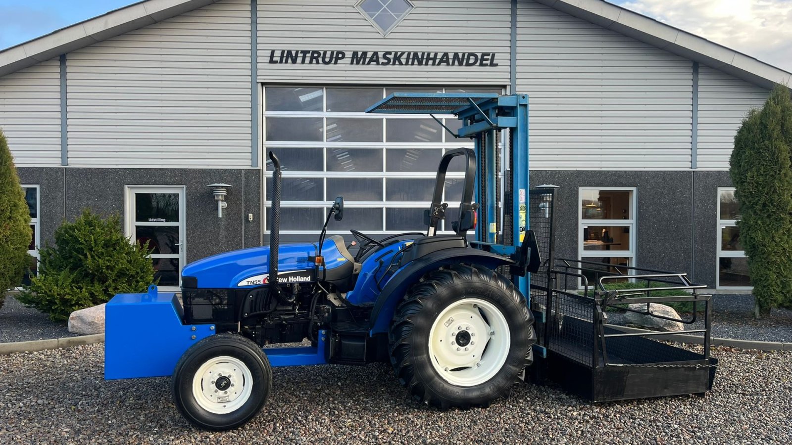 Traktor del tipo New Holland TN55D Med Byggelift, Gebrauchtmaschine en Lintrup (Imagen 1)