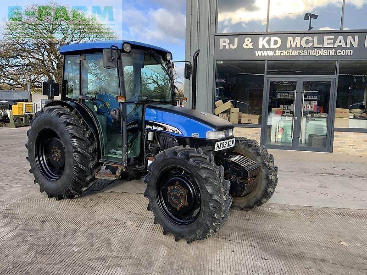 Traktor del tipo New Holland tn75s super steer tractor (st24490) S, Gebrauchtmaschine en SHAFTESBURY (Imagen 2)